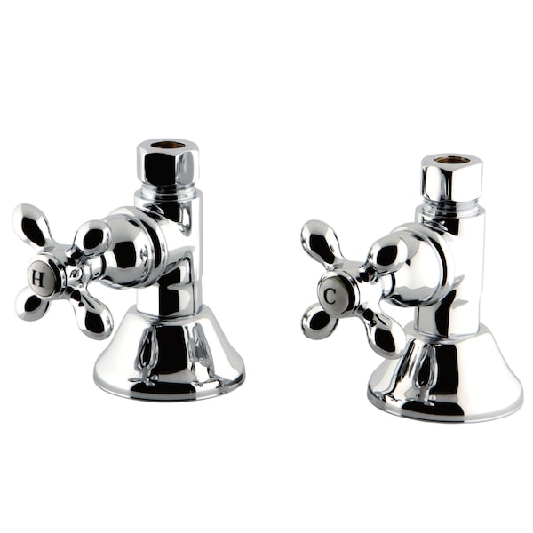 Straight Stop Shut Off Valve, Chrome